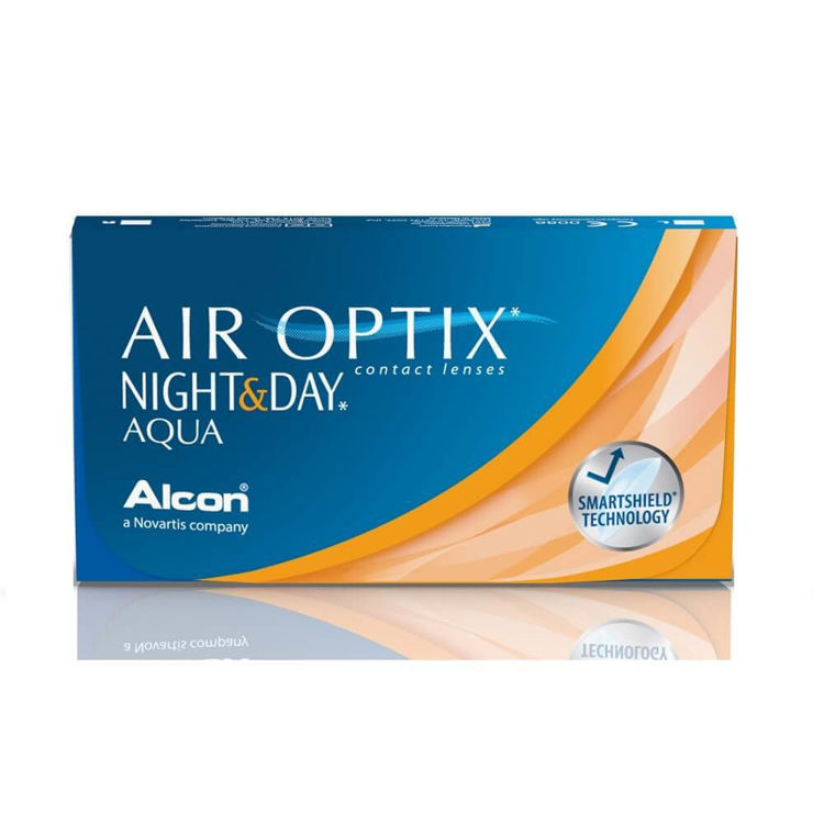 Εικόνα για Air Optix Night & Day Aqua Alcon Φακοί Μυωπίας Μηνιαίοι 3μτχ