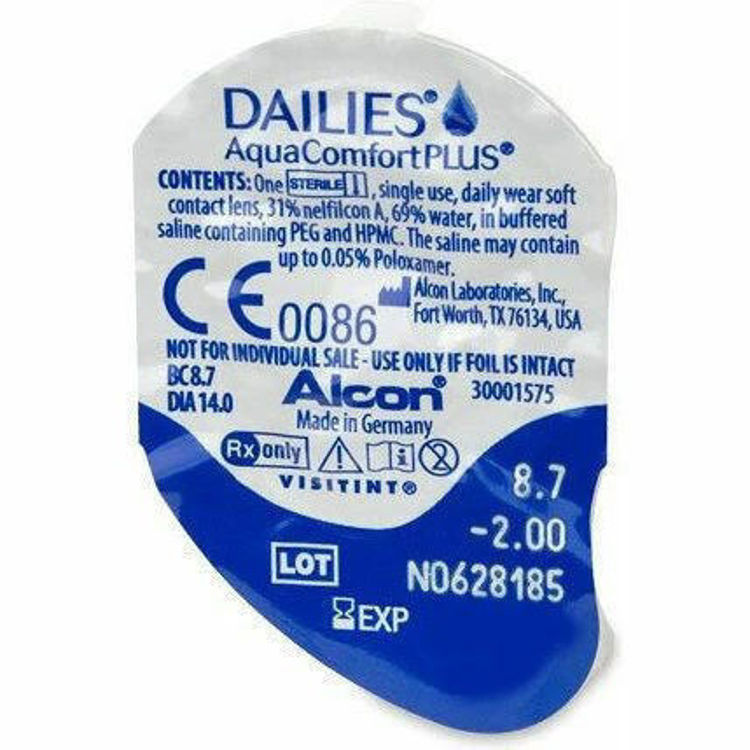 Εικόνα για Alcon Dailies Aqua Comfort Plus Φακοί Μυωπίας Ημερήσιοι 90τμχ.