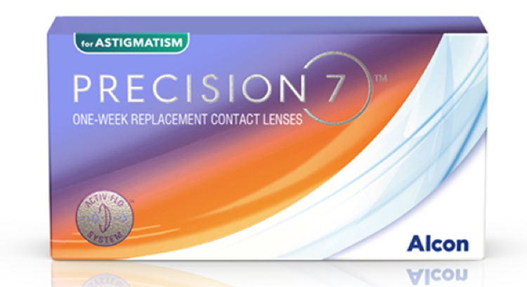 Εικόνα για Alcon Precision 7  Εβδομαδιαίοι Αστιγματικοί Φακοί Επαφής 12τμχ